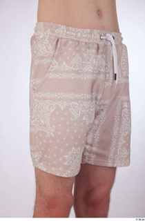 Tony beige ornament shorts casual dressed hips 0008.jpg